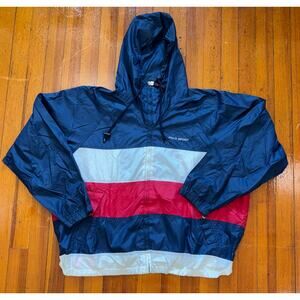 Vintage 90s Ralph Lauren Polo Sport Windbreaker Navy Blue